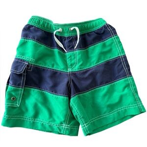 Hanna Andersson classic striped swim trunks